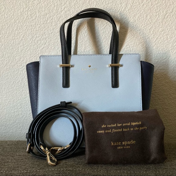 Kate Spade Sky Blue & Navy Small Hayden - Picture 3 of 17